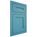 Shiloh Cabinetry Flush Inset Scottsdale White Oak Quarter Sawn Aqua Door