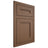 Shiloh Cabinetry Flush Inset Scottsdale White Oak Quarter Sawn Autumn Door