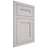 Shiloh Cabinetry Flush Inset Scottsdale White Oak Quarter Sawn Cotton Door