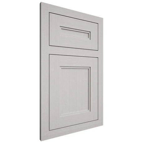Shiloh Cabinetry Flush Inset Scottsdale White Oak Quarter Sawn Cotton Door
