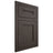 Shiloh Cabinetry Flush Inset Scottsdale White Oak Quarter Sawn Creekside Door