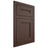 Shiloh Cabinetry Flush Inset Scottsdale White Oak Quarter Sawn Dusk Door