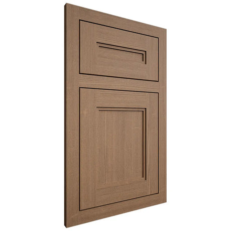 Shiloh Cabinetry Flush Inset Scottsdale White Oak Quarter Sawn Medium Door