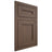 Shiloh Cabinetry Flush Inset Scottsdale White Oak Quarter Sawn Mineral Door