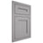 Shiloh Cabinetry Flush Inset Scottsdale White Oak Quarter Sawn Stratus Door