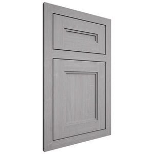 Shiloh Cabinetry Flush Inset Scottsdale White Oak Quarter Sawn Stratus Door