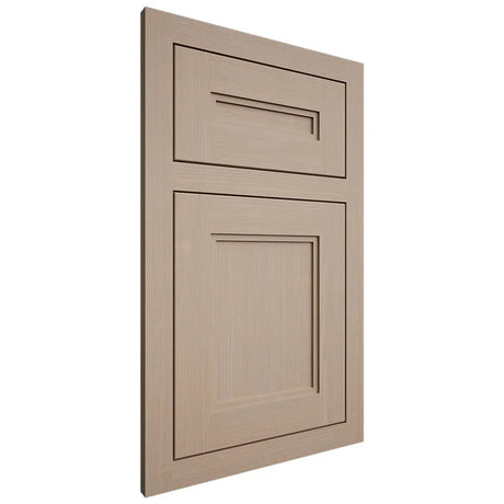 Shiloh Cabinetry Flush Inset Scottsdale White Oak Quarter Sawn Straw Door