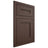 Shiloh Cabinetry Flush Inset Scottsdale White Oak Rift Cut Dusk Door