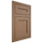 Shiloh Cabinetry Flush Inset Scottsdale White Oak Rift Cut Medium Door