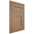 Shiloh Cabinetry Flush Inset Scottsdale White Oak Rift Cut Natural Door
