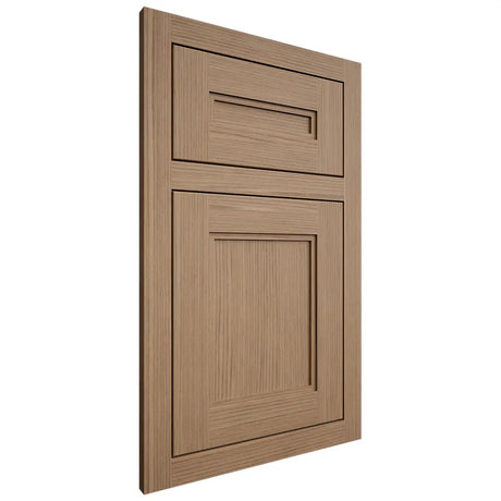 Shiloh Cabinetry Flush Inset Scottsdale White Oak Rift Cut Natural Door