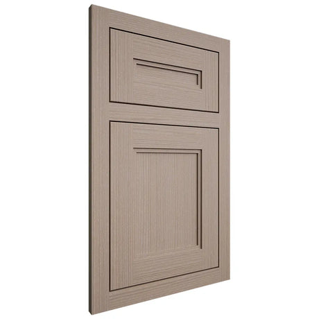 Shiloh Cabinetry Flush Inset Scottsdale White Oak Rift Cut Whitewash Door