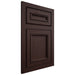 Shiloh Cabinetry Flush Inset Shelby Alder Plain Cut Bistre Door