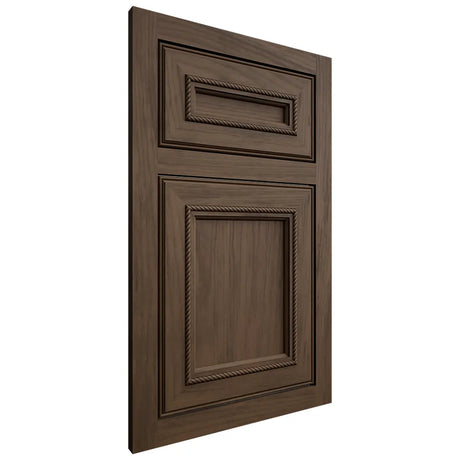 Shiloh Cabinetry Flush Inset Shelby Alder Plain Cut Caviar Door