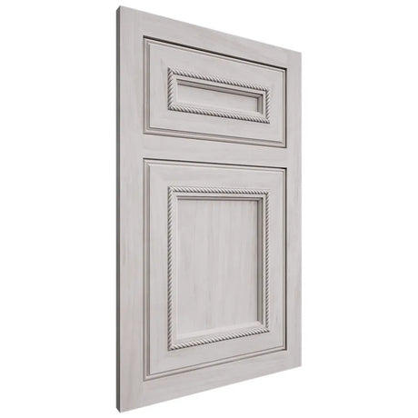 Shiloh Cabinetry Flush Inset Shelby Alder Plain Cut Cotton Door