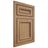 Shiloh Cabinetry Flush Inset Shelby Alder Plain Cut Dusty Road Door