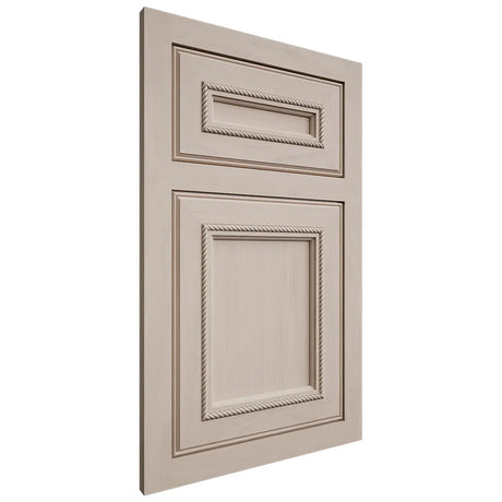 Shiloh Cabinetry Flush Inset Shelby Alder Plain Cut White Sands Door
