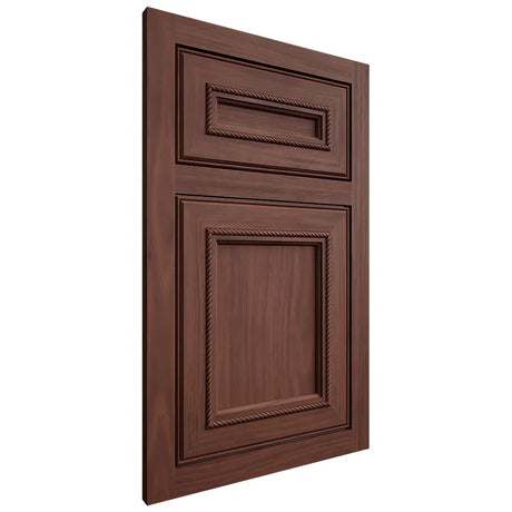 Shiloh Cabinetry Flush Inset Shelby Cherry Plain Cut Bourbon Door