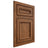 Shiloh Cabinetry Flush Inset Shelby Cherry Plain Cut Carob Door