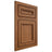 Shiloh Cabinetry Flush Inset Shelby Cherry Plain Cut Coffee Door