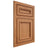 Shiloh Cabinetry Flush Inset Shelby Cherry Plain Cut Medium Door