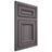 Shiloh Cabinetry Flush Inset Shelby Hickory Plain Cut Cadet Door