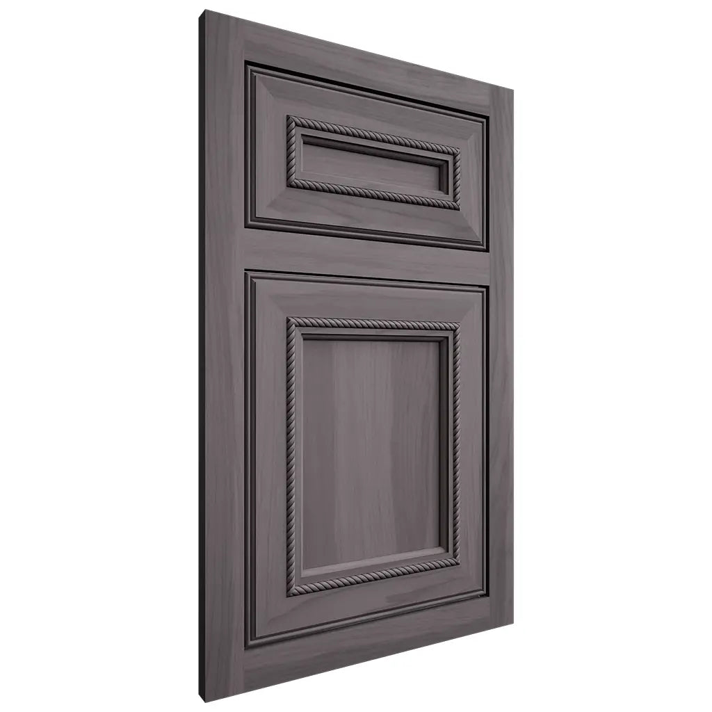 Shiloh Cabinetry Flush Inset Shelby Hickory Plain Cut Cadet Door