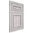 Shiloh Cabinetry Flush Inset Shelby Hickory Plain Cut Cotton Door