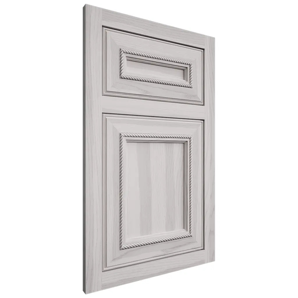 Shiloh Cabinetry Flush Inset Shelby Hickory Plain Cut Cotton Door