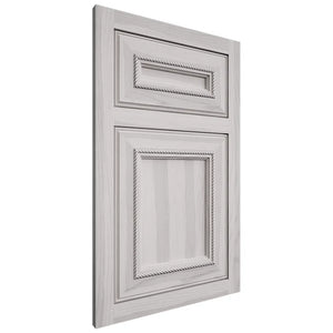 Shiloh Cabinetry Flush Inset Shelby Hickory Plain Cut Cotton Door