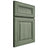 Shiloh Cabinetry Flush Inset Shelby Hickory Plain Cut Moss Door