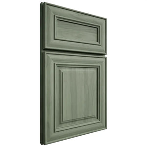 Shiloh Cabinetry Flush Inset Shelby Hickory Plain Cut Moss Door