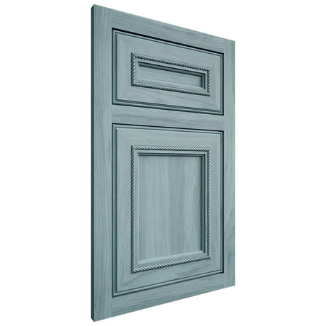 Shiloh Cabinetry Flush Inset Shelby Hickory Plain Cut Sky Door