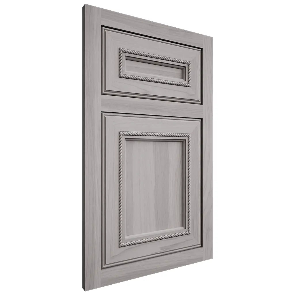 Shiloh Cabinetry Flush Inset Shelby Hickory Plain Cut Stratus Door