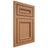 Shiloh Cabinetry Flush Inset Shelby Maple Plain Cut Cashmere Door