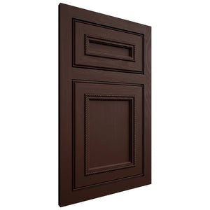 Shiloh Cabinetry Flush Inset Shelby Maple Plain Cut Cocoa Door