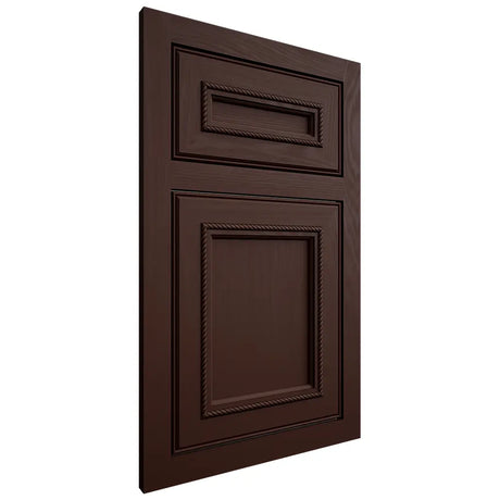 Shiloh Cabinetry Flush Inset Shelby Maple Plain Cut Cocoa Door