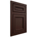 Shiloh Cabinetry Flush Inset Shelby Maple Plain Cut Cocoa Door