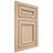 Shiloh Cabinetry Flush Inset Shelby Maple Plain Cut Natural Door