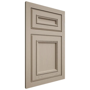 Shiloh Cabinetry Flush Inset Shelby Maple Plain Cut Pebble Door