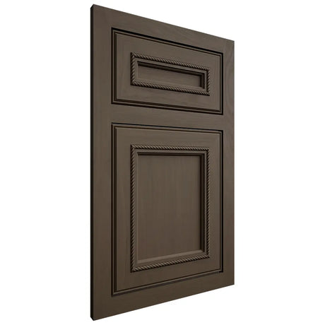 Shiloh Cabinetry Flush Inset Shelby Maple Plain Cut Perfect Brown Door