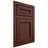 Shiloh Cabinetry Flush Inset Shelby Maple Plain Cut Sable Door