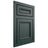 Shiloh Cabinetry Flush Inset Shelby Paintable Billiard Green Door