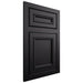 Shiloh Cabinetry Flush Inset Shelby Paintable Black Door