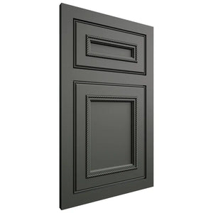 Shiloh Cabinetry Flush Inset Shelby Paintable Pewter Green Door