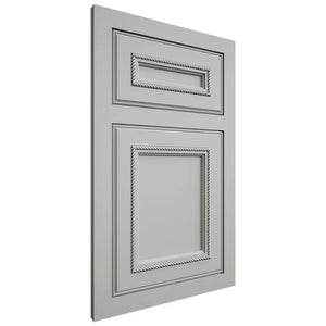 Shiloh Cabinetry Flush Inset Shelby Paintable Unusual Gray Door