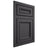 Shiloh Cabinetry Flush Inset Shelby Poplar Plain Cut Cadet Door