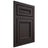 Shiloh Cabinetry Flush Inset Shelby Poplar Plain Cut Carbon Door
