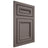 Shiloh Cabinetry Flush Inset Shelby Poplar Plain Cut Heatherstone Door