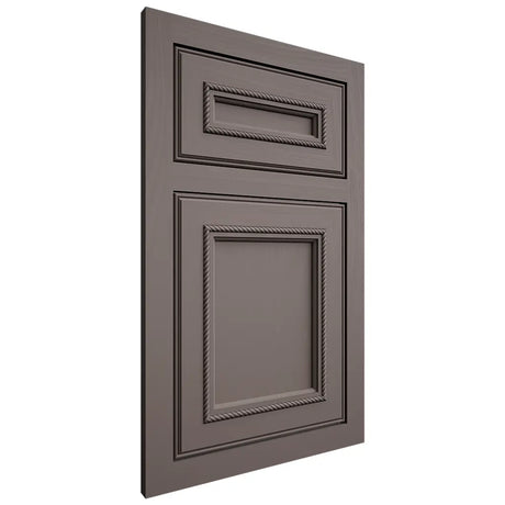Shiloh Cabinetry Flush Inset Shelby Poplar Plain Cut Heatherstone Door